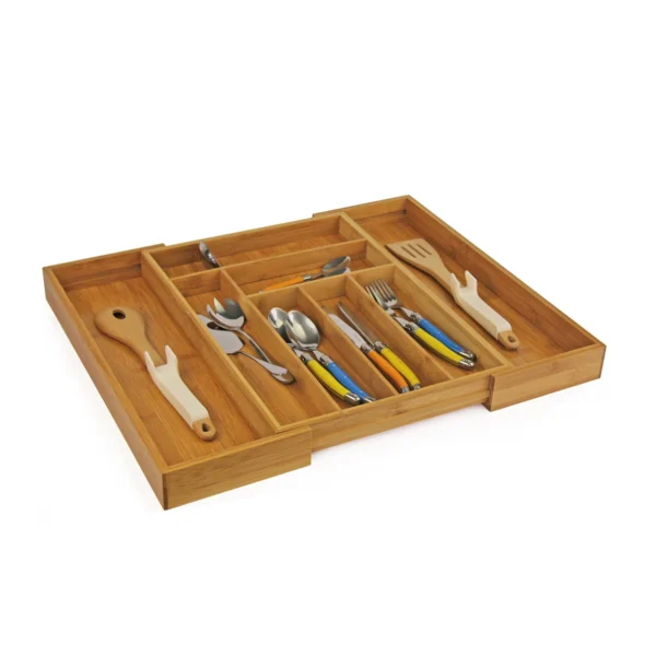 Fine Living - Expand Bamboo Cutlery Tray - Large