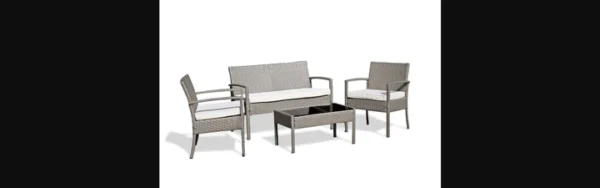 Fine Living - Cove Rattan 4pc Set