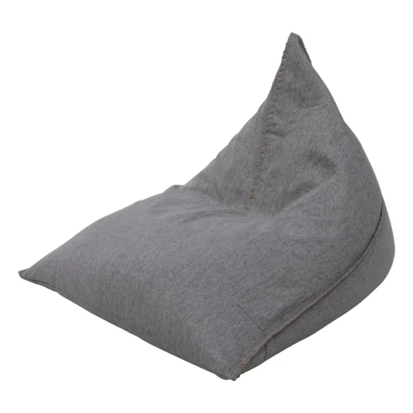 Fine Living Indoor Hand Stitch Bean Bag - Light Gr - Image 4