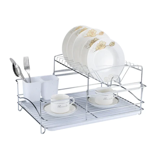 Fine Living Balcony Dish Rack - White