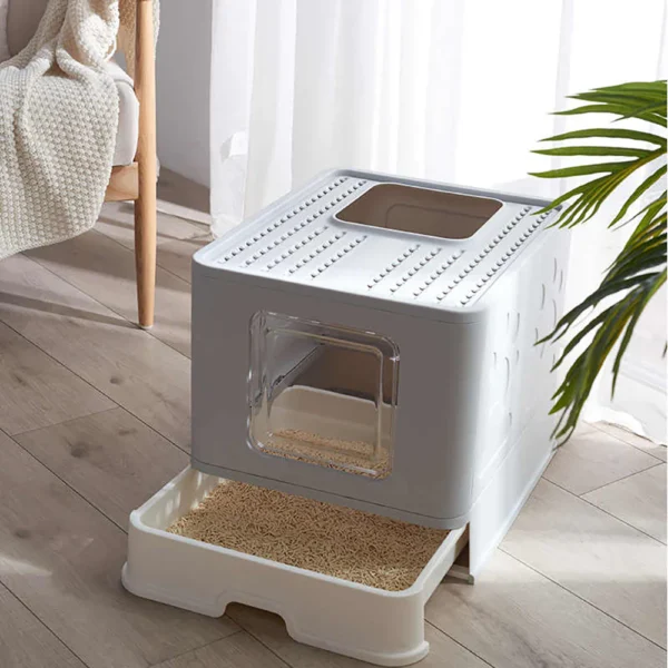 Rex - Binx Square Litter Box-Grey - Image 2