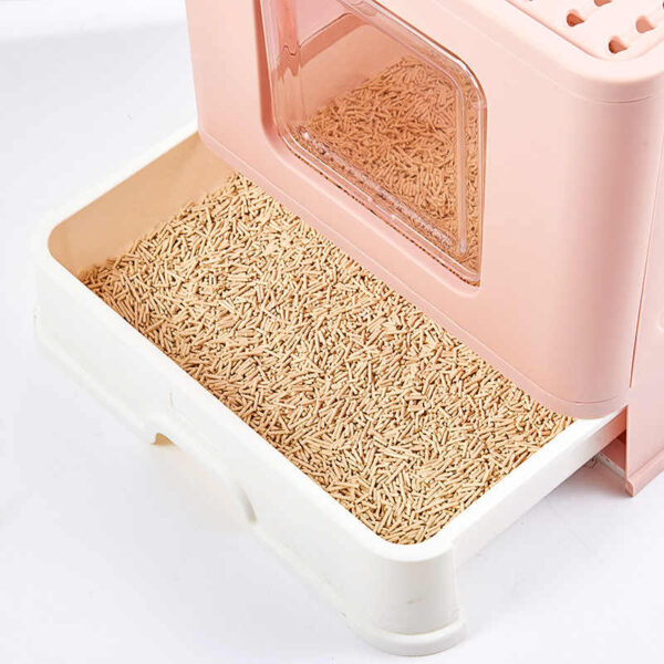 Rex - Binx Square Litter Box-Pink - Image 5