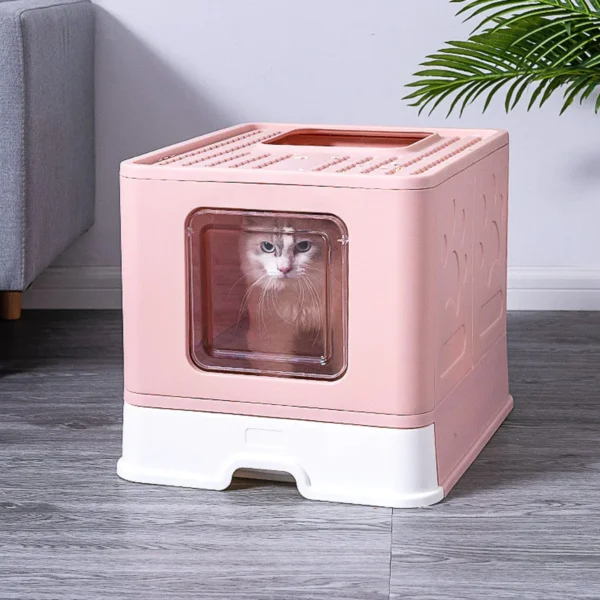 Rex - Binx Square Litter Box-Pink - Image 2