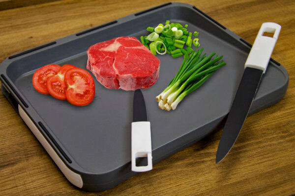 Multifunctional Chopping Board - Grey - Image 5