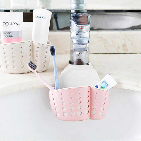 Sink Caddy - Single Speckled Dusty Pink - Image 3