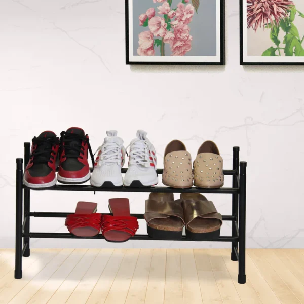 Pinnacle 2 Tier Shoe Rack - Image 4