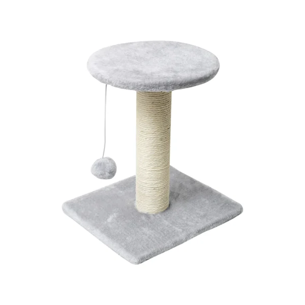 Rex Pet Scratcher-Round Top Post L.Grey