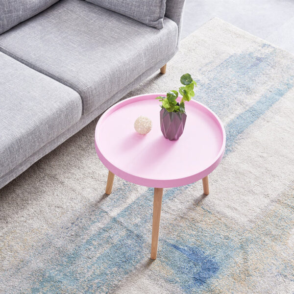 Norway Side Table - Pink - Image 2