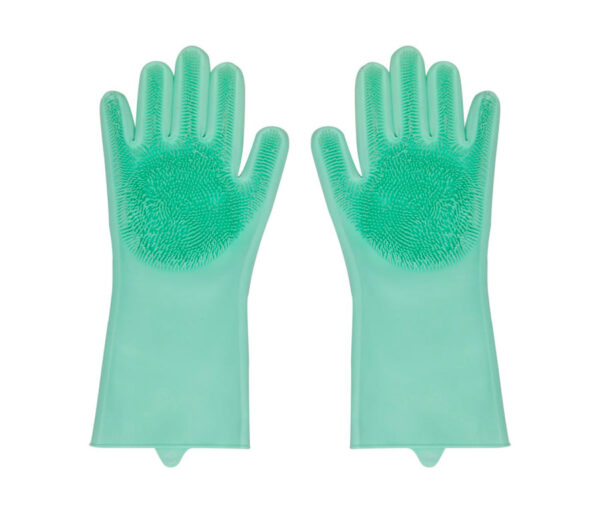 Silicone Kitchen Gloves - Green