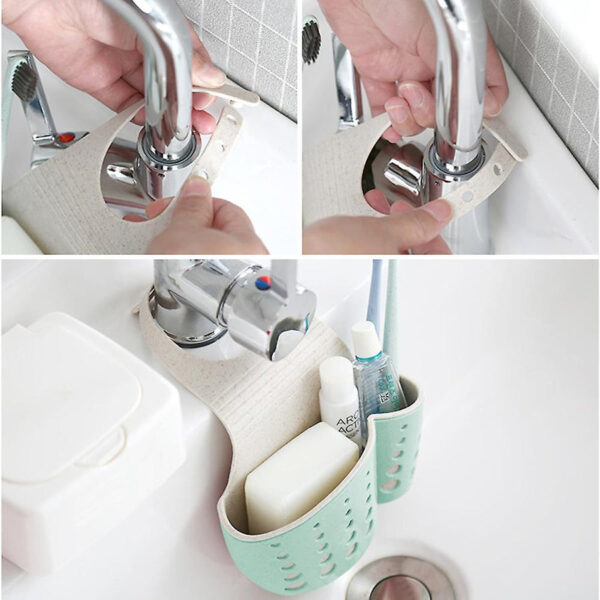 Sink Caddy - Single Speckled Mint Green - Image 2