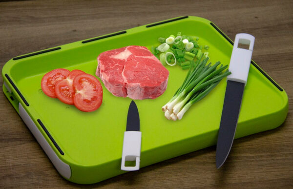 Multifunctional Chopping Board - Green - Image 3